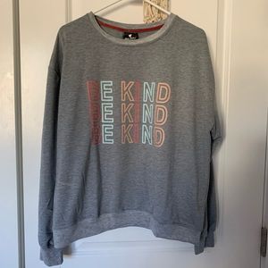 Gray comfy sweatshirt